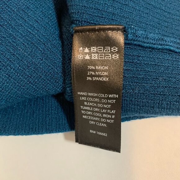 House of Harlow 1960 Blue Knit Dress Ladies Size Medium - Picture 5 of 6